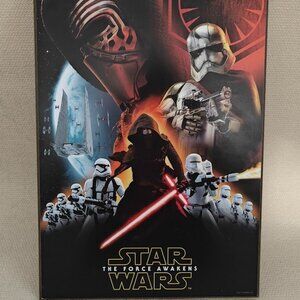 Star Wars Kylo Ren First Order Wood Wall Plaque 13"x19" | Used | Force Awakens